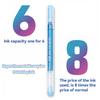 6 PCS Drawing Highlighter Morandi Gel Pen Glitter Effects Student Diary Scrapbook Painting DIY Office School Supplies Stationery