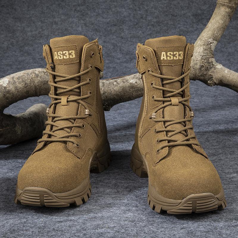 Высокие сапоги для пешего туризма, охоты, путешествий, водонепроницаемая износостойкая мужская обувь