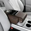 Multi-Function Car Armrest Box with USB Port - Storage Booster Pad Center Console Tissue Box And Water Cup Holder for Vehicle
