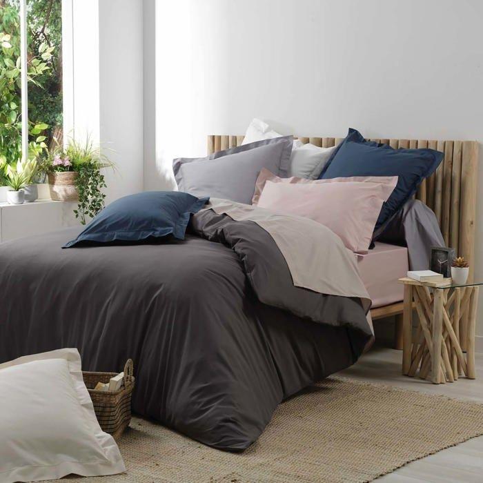 Bolster Covers - PROMO LINEN - Percale - 185 X 85 Cm - Brown