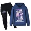 PB1198 Детские Kpop Толстовка с длинными рукавами и принтом Миры Зои Руми, Штаны, Комплекты одежды для мальчиков и девочек