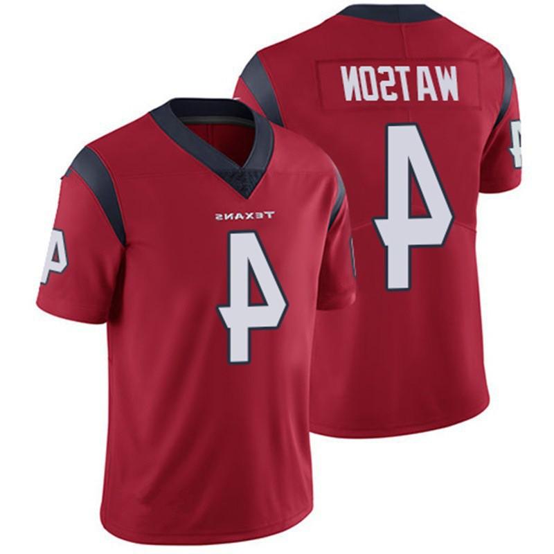 Mens NFL Houston Texans Custom Embroidered Football Jersey - Watson Watt Hopkins Player Names Numbers
