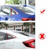 For Honda Civic 11th Gen Hatchback 2025 2025 Car Rear Louver Window Side Shutter Cover Trim Sticker Vent Scoop ABS Carbon Fiber