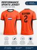 Dutch 2026 home adult sports top, moisture resistant, slim fit, lightweight, high-end sublimation technology top