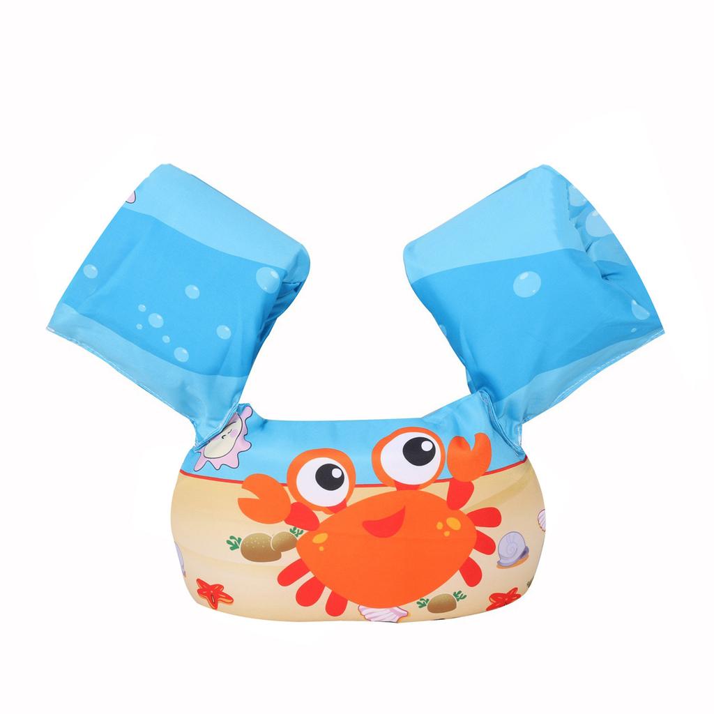 Cartoon Kids Swim Vest Child Swimming Jackets Toddlers Floatie Swim Trainer Jackets for Child Learn Swiming Training