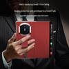 Чехол-книжка из натуральной кожи Huawei Mate X7 с ремешком на запястье