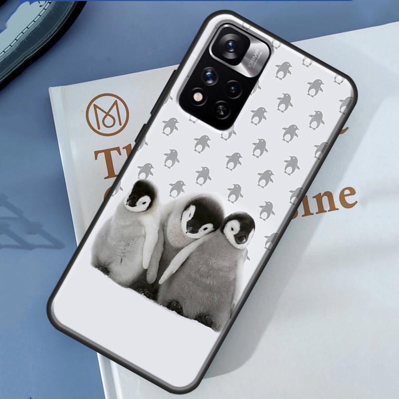 Чехол-пингвин для Xiaomi Redmi Note 13 12 11 9 10 14 Pro 9S 10S 11S 12S Redmi 14C 10C 12C 13C
