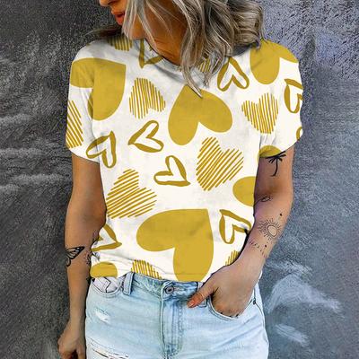 Летняя модная тенденция, короткий рукав, высококачественная простая и удобная футболка, женская свободная повседневная футболка с круглым вырезом