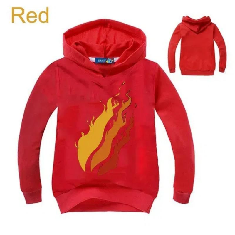 Новая детская одежда Толстовка с капюшоном PrestonPlayz с логотипом Fire Inspired Sweatshirts Толстовка Preston Playz Merch для мальчиков и девочек