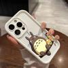 Japanese Anime Dragon Cat Spirited Soft Case For iPhone 16 Pro Cases iPhone 15 14 13 12 Mini 11 Pro Max 16 Plus X XR Phone Cover