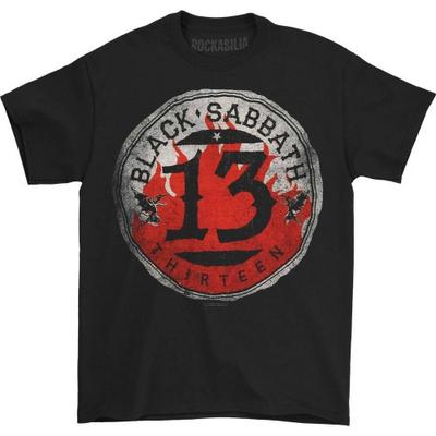 Black Sabbath Футболка унисекс для взрослых 13 Flame Circle