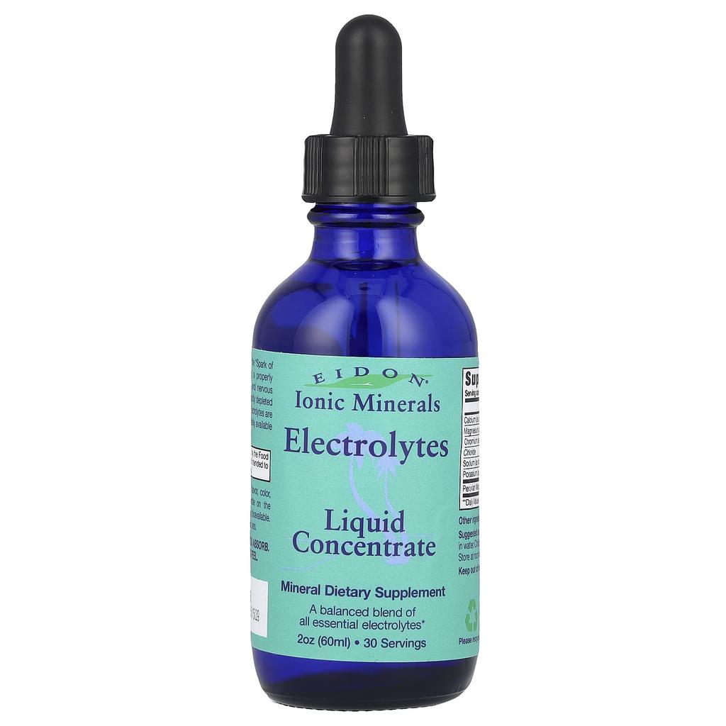 Eidon Ionic Minerals Ionic Minerals, Electrolytes, Concentrate, 2 Oz (60 Ml)