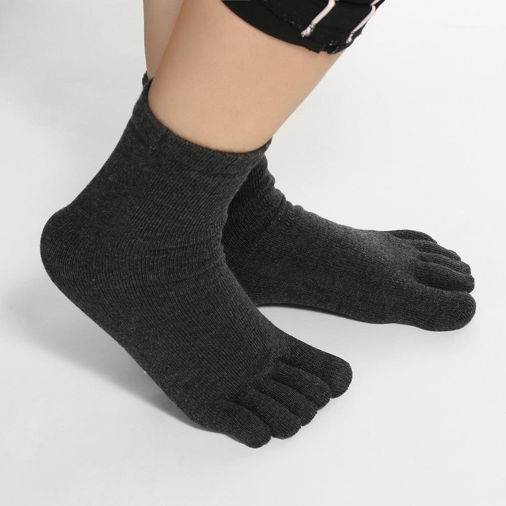 Comfortable Women Men Shoes Sports Five Finger Cotton Toe Socks