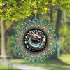 Dragon Wind Spinner – 3D Hanging Kinetic Art for Garden & Home, 360° Rotating Hook, Laser-Cut Metal Geometric Design – Unique Outdoor/Indoor Decor
