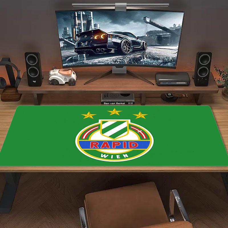 SK Rapid Wien Print Cushion Non-slip Laptop Tablet Big Mousepad XXL Mat Mini PC Playmat With Lock edge