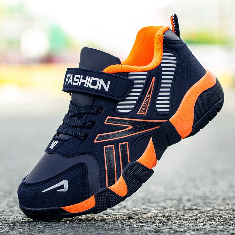 Детская обувь для мальчиков Модная Удобная Для улицы Спортивная Кожаная Для детей Теннисные Повседневные Кроссовки Детские Кроссовки для Бега Ходьбы