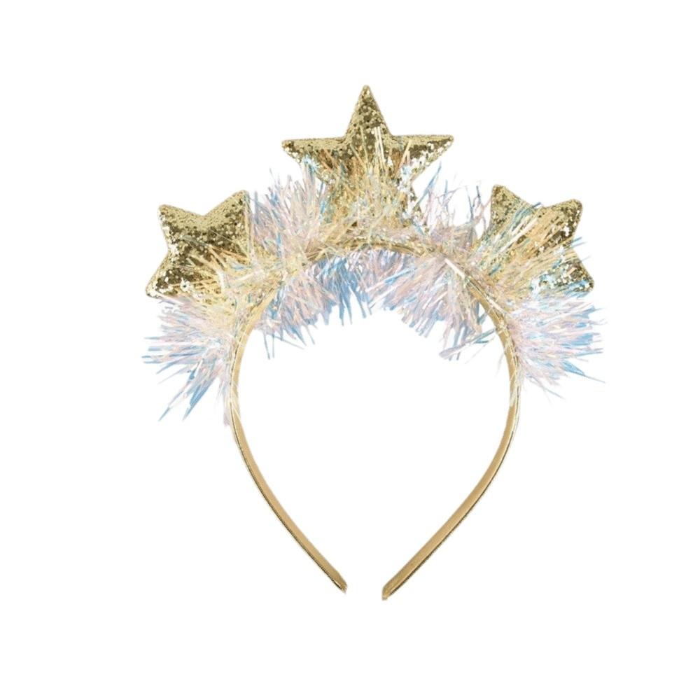 Sweet New Year Decorative Headband Sequin Christmas Headpiece  Countdown Photos
