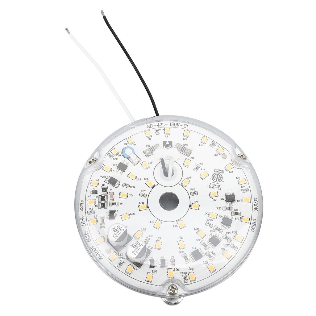 3.93in Ceiling Fan LED Light Replacement Professional Dimmable 18W AC120V 2000lm Magnetic Mount LED