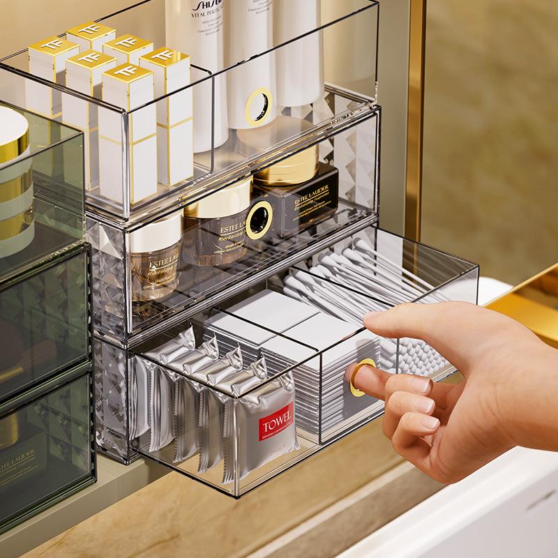 Зеркальный шкафчик для ванной Aigada с местом для хранения косметики и туалетных принадлежностей