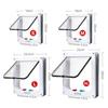 Ways In and Out 4 Sizes for Small Dogs,Cats ABS Material Pet Supplies Flap Door Cat Door Dog Gates
