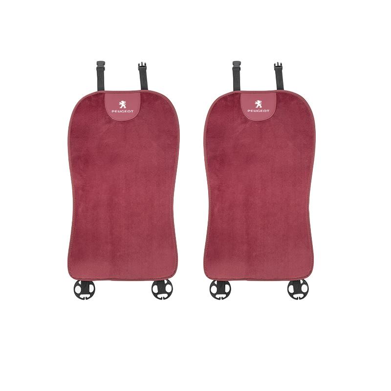 Peugeot Car Badge Seat Cover Backrest Pad Plush Cushion Protection Mat For Peugeot 107 408 4008 308 3008 5008 508 2008 208 301