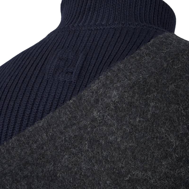 Fendi ribbed-collar half-zip sweater FZC459APP4F1MOX
