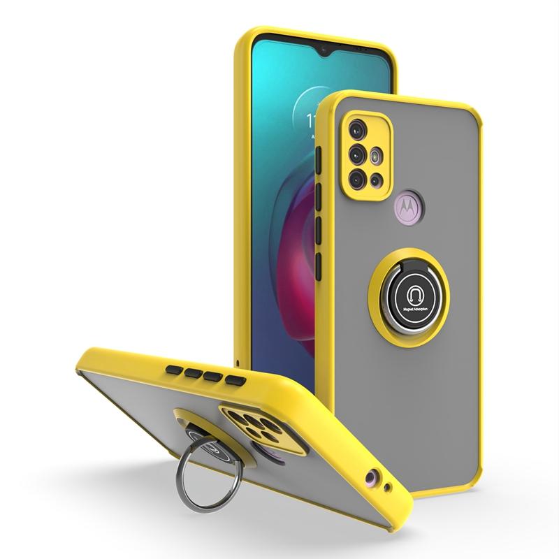 Роскошный жесткий ПК Motorola Moto G10 G20 G30 Автомобильный держатель Чехол для телефона Кронштейн для защиты объектива камеры Fundas Ударопрочный бронированный чехол