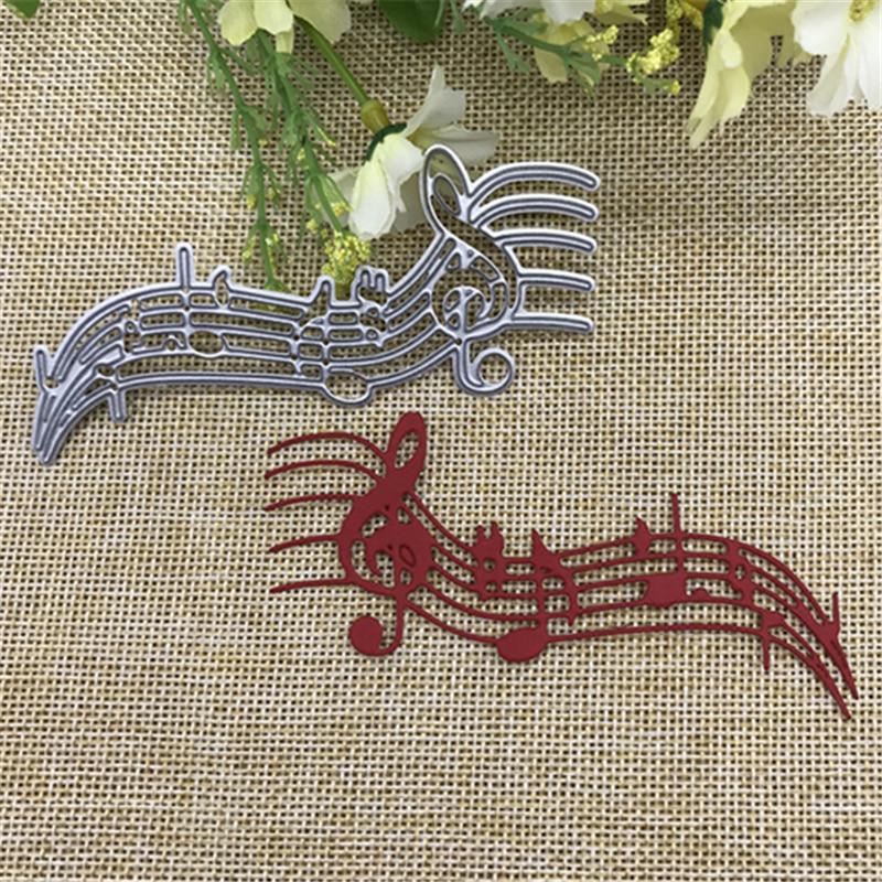 Music Note Metal Cutting Dies Stencil Scrapbooking Photo Album Card Paper Embossing Craft DIY