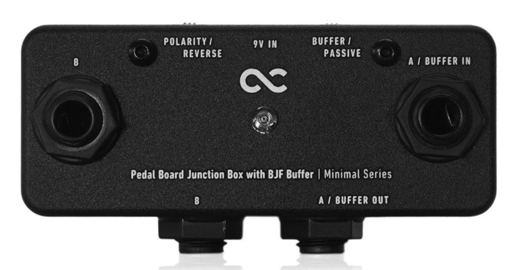 One Control Minimal Series Pedal Board Junction Box with BJF Box Buffer Equipped Buffer/junction