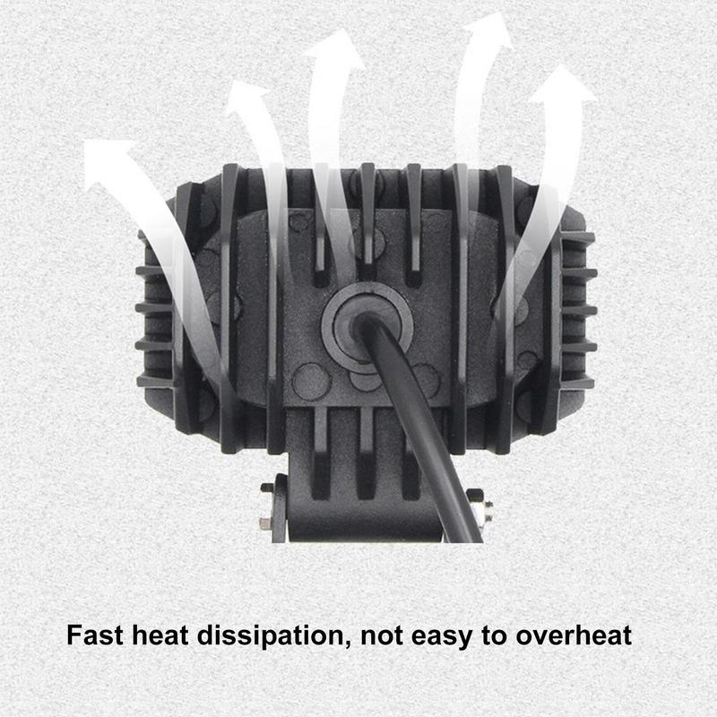 Противотуманные фары для мотоцикла, регулируемые водонепроницаемые светодиодные вспомогательные фары, высокоинтенсивные вспомогательные фары для мотоцикла для ночной езды