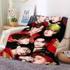 Покрывало на кровать Диван Зима A-Ateez Kpop Теплый флис Кемпинг Индивидуальное Декоративное Дневной сон Пушистые Мягкие Одеяла Кинг-сайз Микрофибра Постельное белье