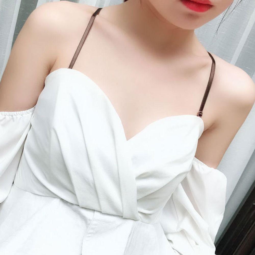 Summer Invisible Wedding Nylon Bra Accessories Women Bra Belt Shoulder Strap Brassiere Straps