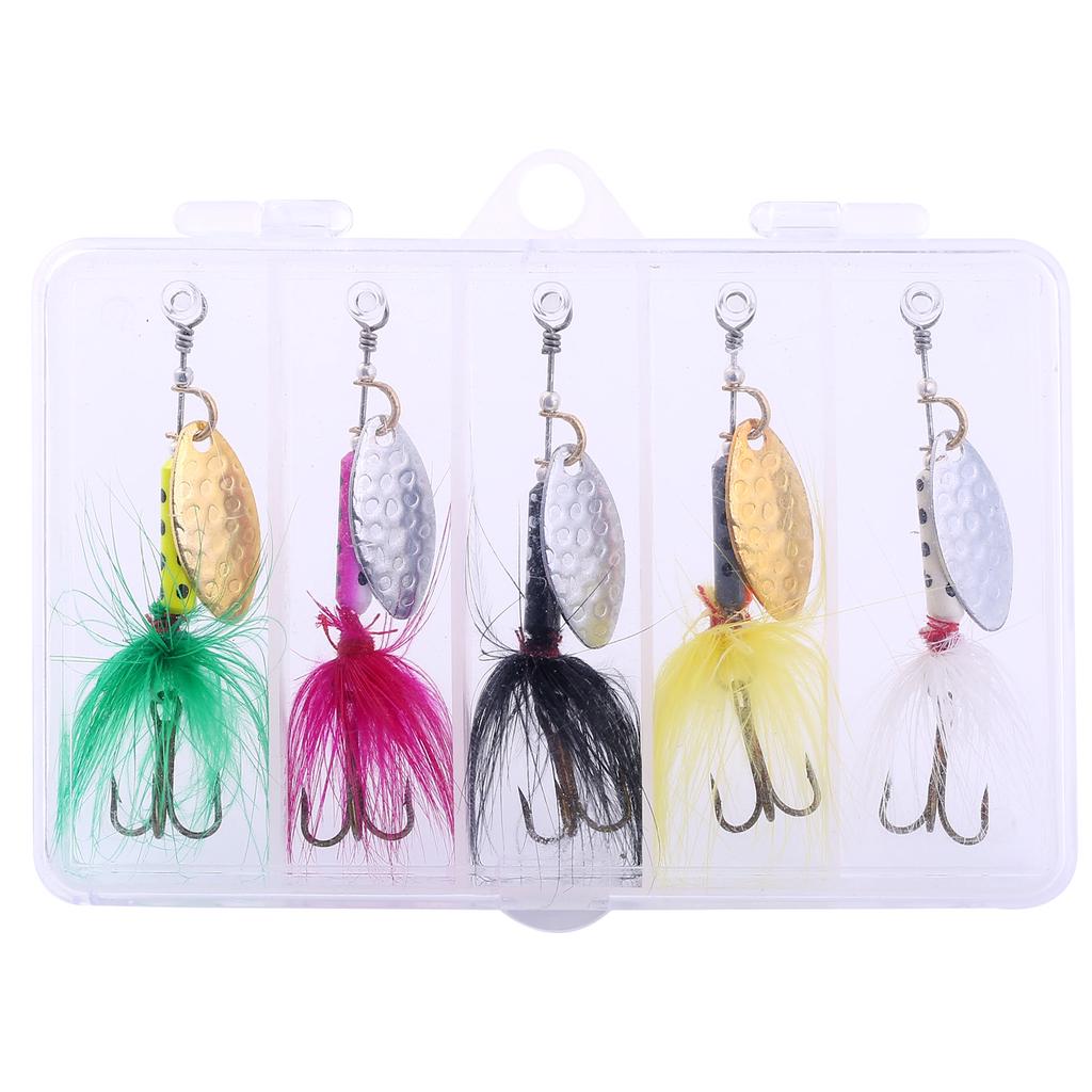 Набор приманок для рыбалки в контейнере