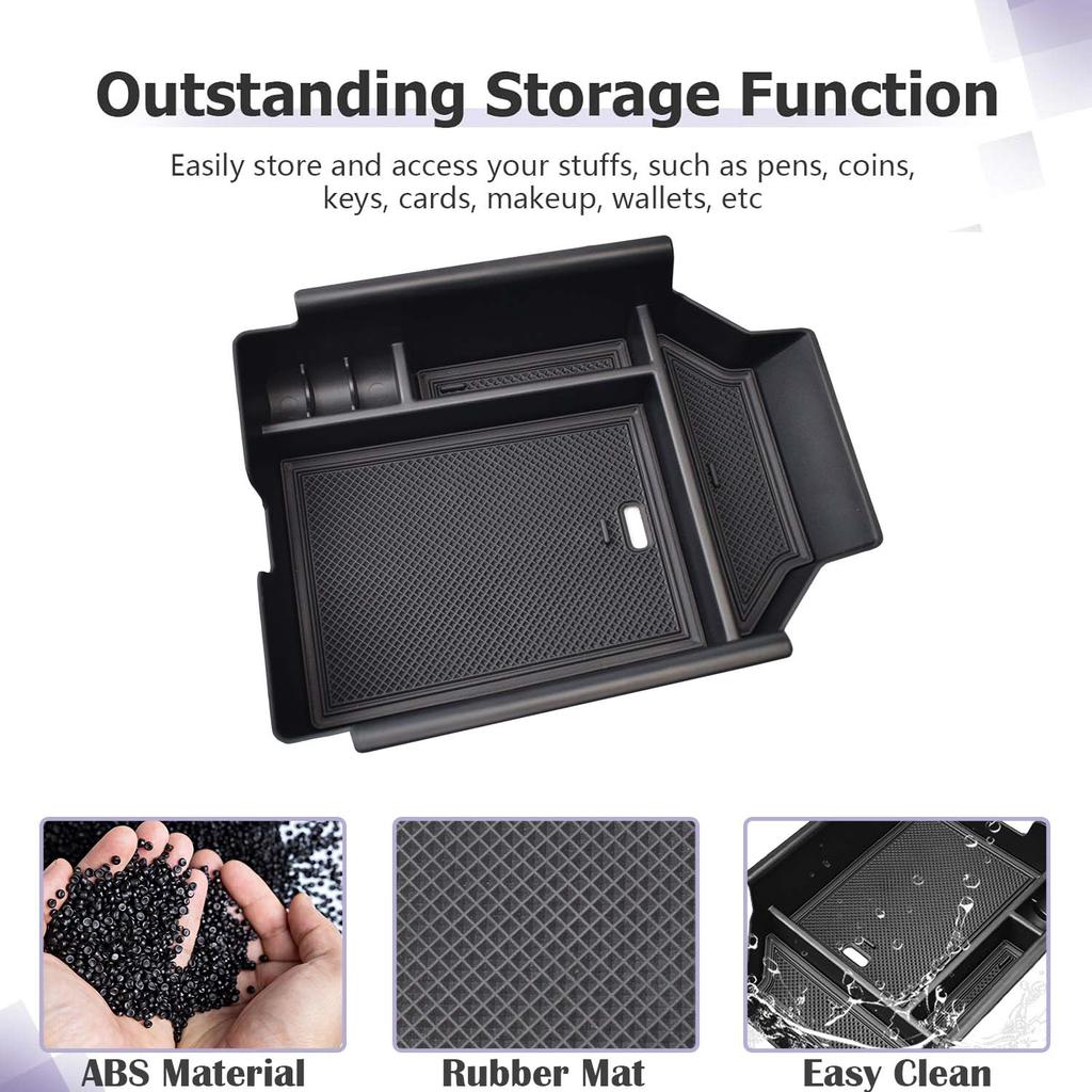 For 2025 BMW X3 Center Console Organizer Armrest Storage Box Tray Secondary Car Interior Accessories Center Console Storage Box