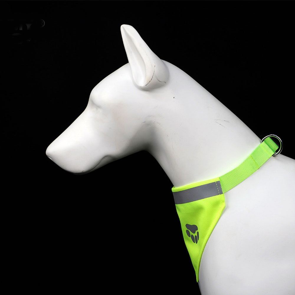Anti accidental Pet Reflective Scarf Anti-lost Dog Saliva Towel Pet Drool Scarve  Pet Collars