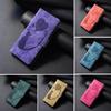 3D Тиснение Любовь Сердце Карандаш Кошка Художественная Роспись Кожаный Чехол Для Телефона Кошелек Подставка Для Книги Для iPhone Samsung Xiaomi Oppo Фиолетовый Цвет Слот Для Карты Откидная Крышка Сумка