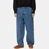 Carhartt WIP Fw24 W Brandon Брюки с двойными коленями Свободные Прямая штанина Застежка-молния Джинсы Женские брюки Синий I034229-01-06