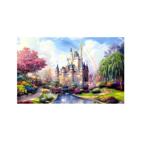 Caihezhi 1000 шт., пазл для взрослых и детей, головоломка, дерево, река, пейзаж, декомпрессионная игра, игрушка в подарок