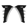 Black Car Fender Side Vents Air Flow Intake Hole Grille Sticker Cover for Mazda m6 2 3 5 6 7 323 626 RX7 RX8 MX3 MX5 Axela Aten RHG2