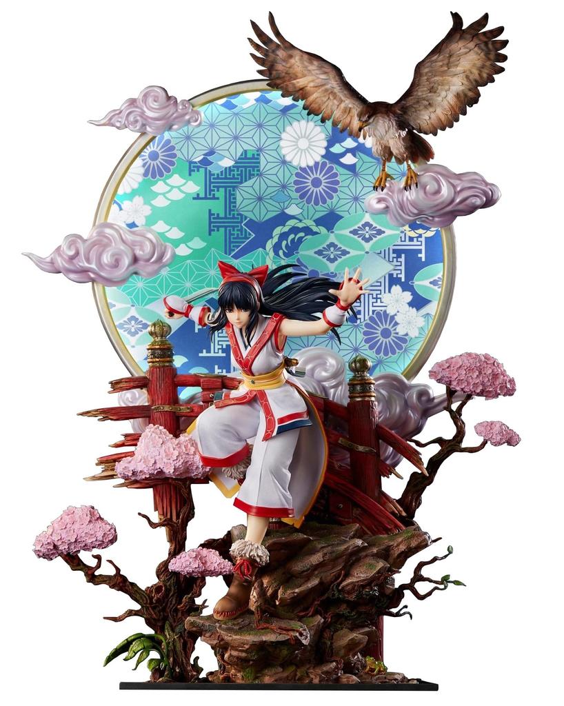 Unique Art Studio Samurai Spirits Nakoruru Scale Polystone Painted Finished Product Figure 1/6