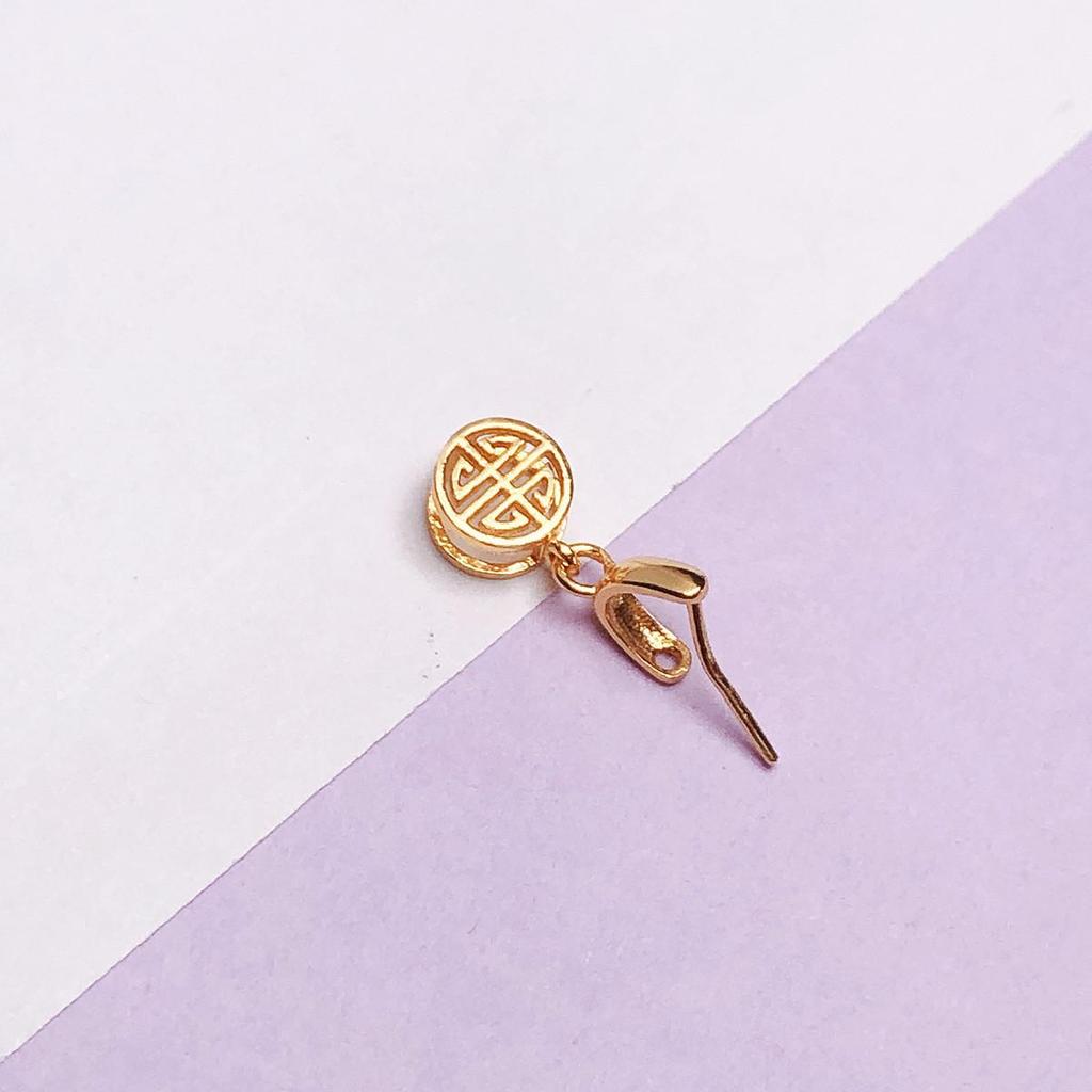 Подвеска из стерлингового серебра 925 пробы с кристаллами и нефритом, застежка и клипса с пуговицами - Бесплатная доставка