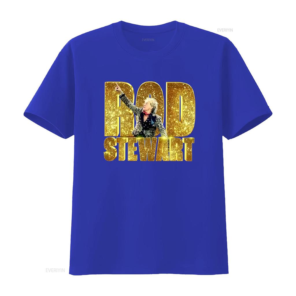 Rare Rod Stewart 2025 Black Cotton All Size S 345xl T Shirt Hrn168 Vintage Washed Soft Designer Clothes Comfortable Vintage