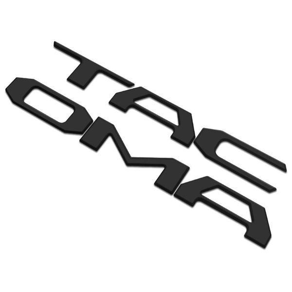 Вставки на заднюю дверь автомобиля, наклейки с эмблемой и буквами для Tacoma 2016-2019, логотип автомобиля марки Tacoma, багажник, значок, идентификационная табличка, 3D-наклейки