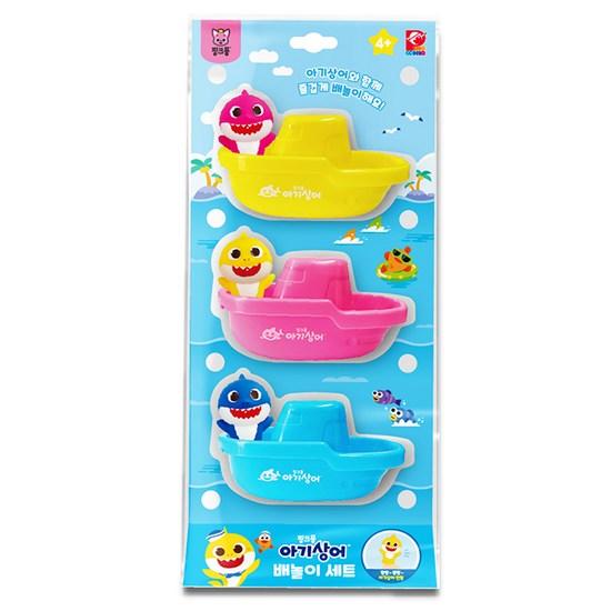 Pinkfong Children's Baby Shark Boat Toy Set, Korean Bath Toys