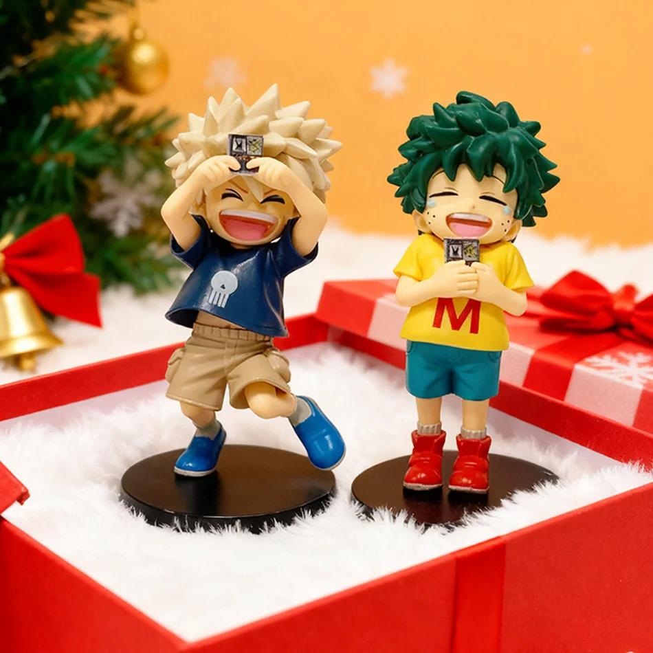Оригинальная фигурка BANDAI Моя геройская академия: Детство Изуку Мидории / Детство Кацуки Бакуго, Модель, Декоративная кукла