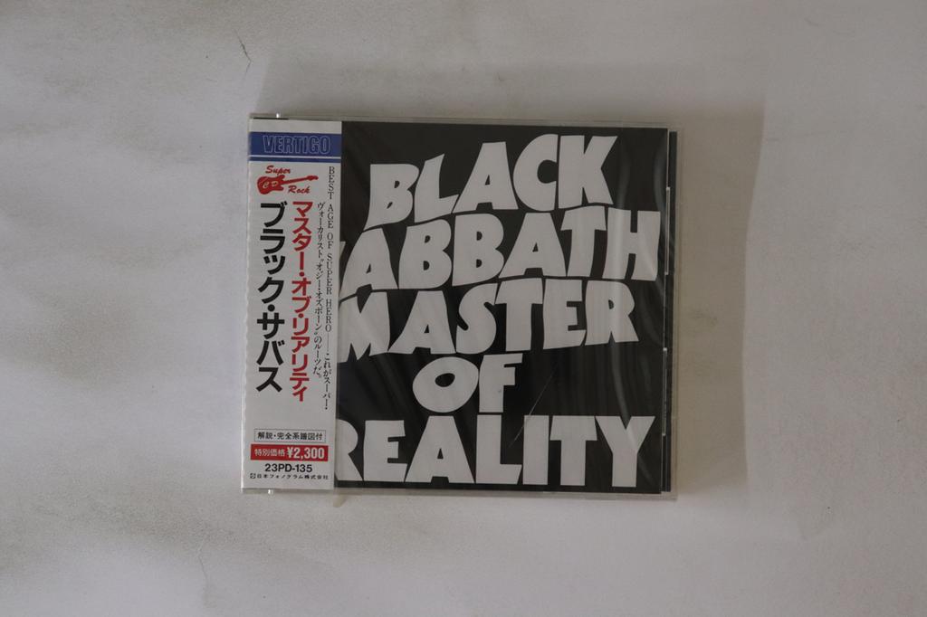 CD BLACK SABBATH - Master Of Reality 23PD135PROMO Vertigo 1989 Япония Оби Рок Б/У