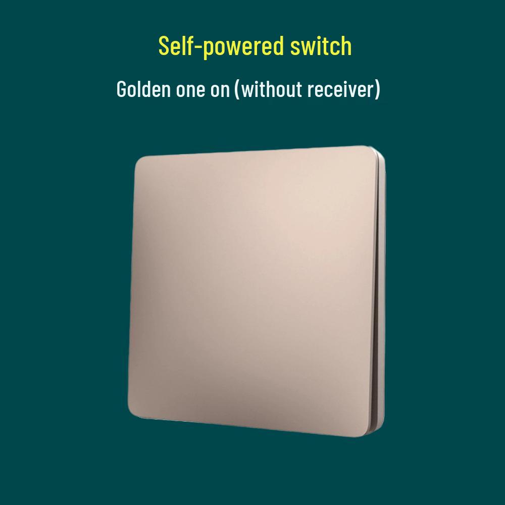 Беспроводной выключатель света с большой кнопкой, самопитанием - Не требует проводки или батареек