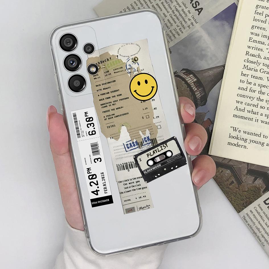 Phone Case For Samsung Galaxy A8 A9 Star F12 F13 F22 F23 A14 A23 A33 A52 Back Cover Protective Soft Silicone Popular Pattern For Samsung Funda Bumper