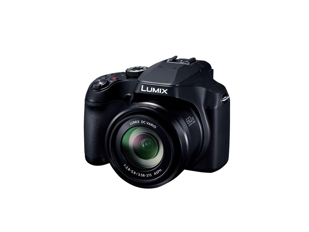 Panasonic Цифровая камера LUMIX с 60-кратным оптическим зумом, совместимая с черной камерой DC-FZ85D-K