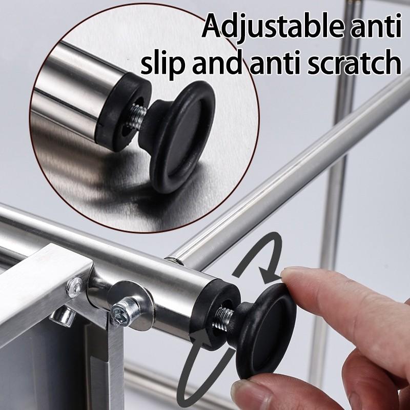 Утолщенная газовая стойка из нержавеющей стали для кухонного стола, многофункциональная газовая плита, стойка для хранения